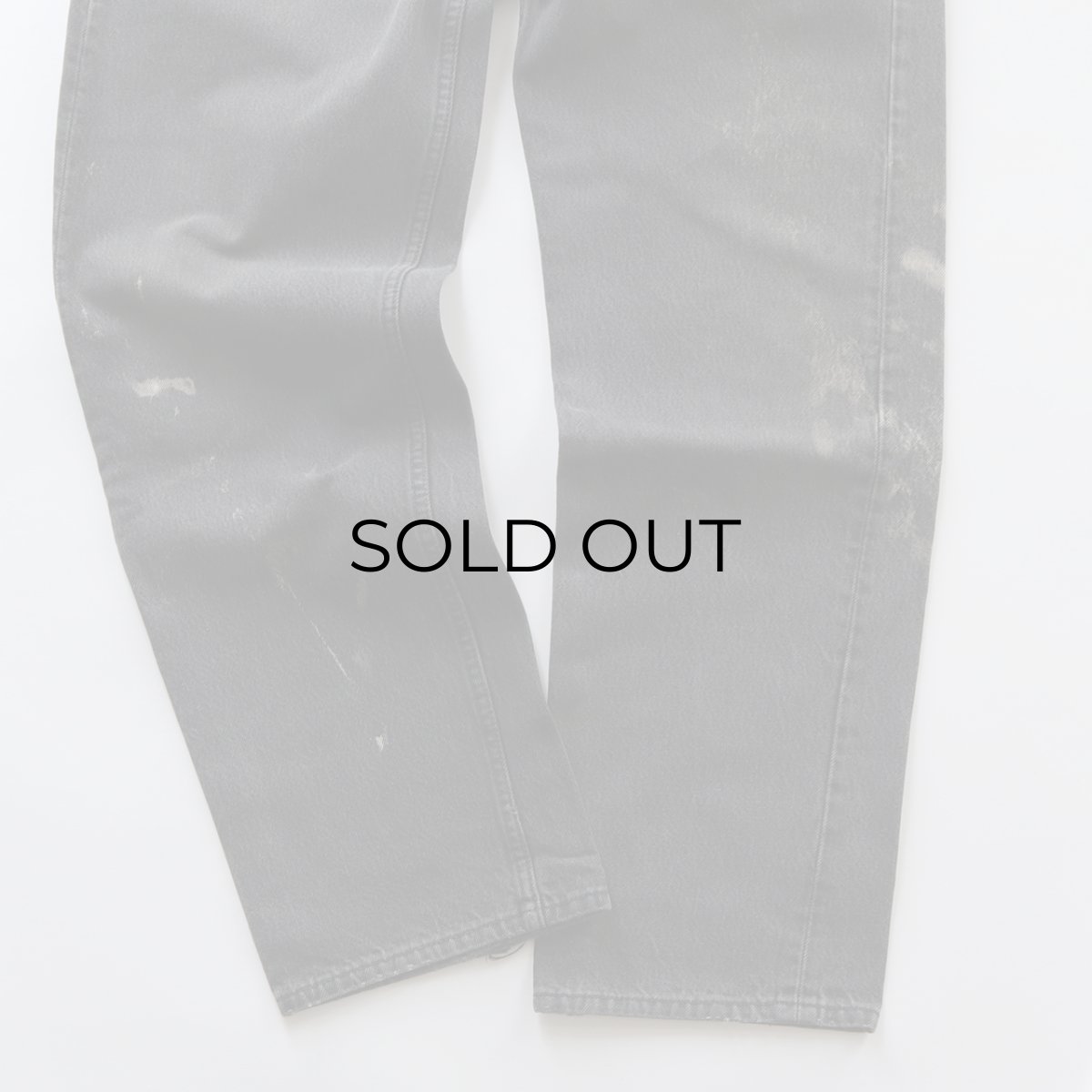 画像6: LEVI'S 501 BLACK DENIM PANTS "made in USA" "AS IS"【W36 x L30 程度】 (6)