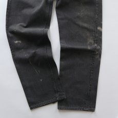 画像6: LEVI'S 501 BLACK DENIM PANTS "made in USA" "AS IS"【W36 x L30 程度】 (6)