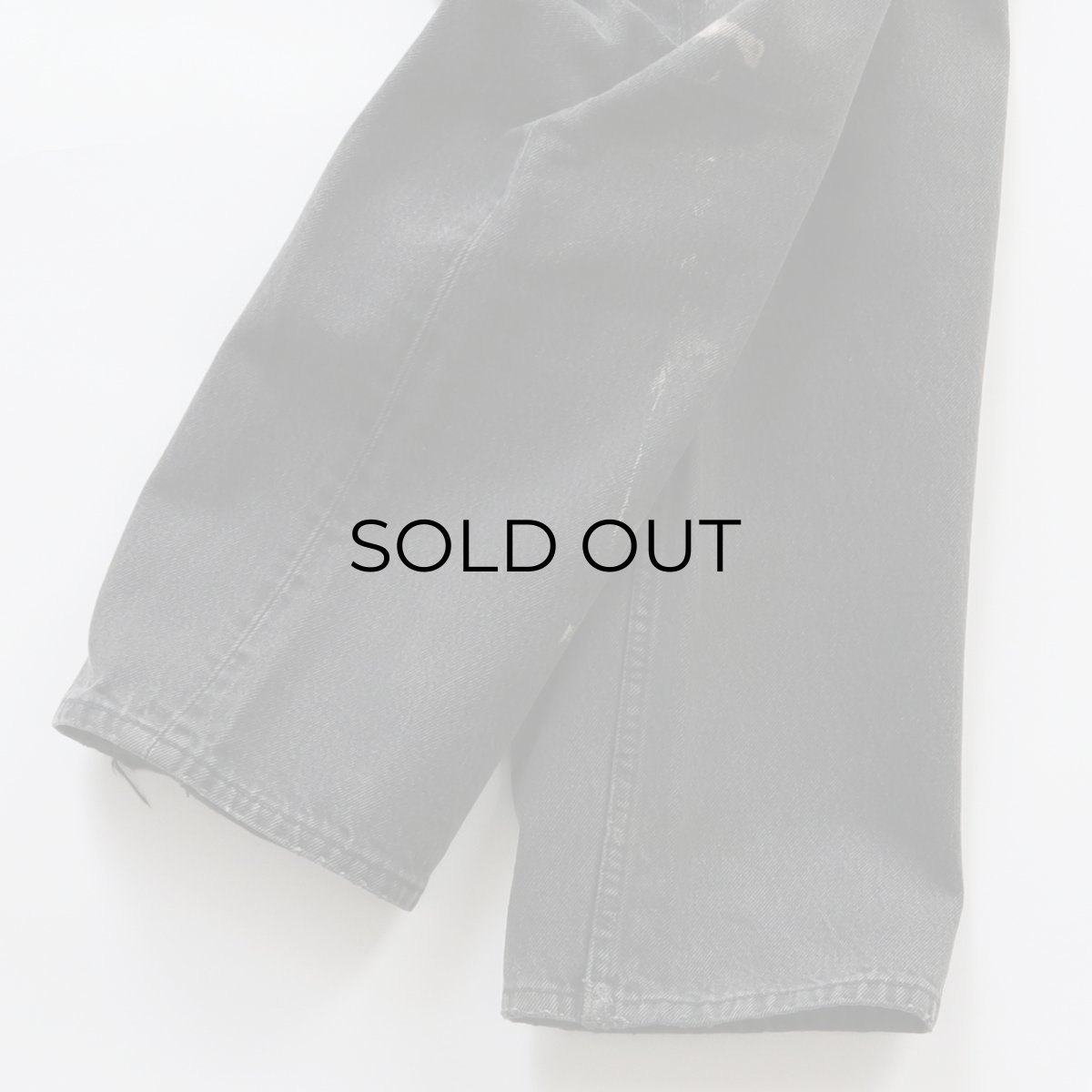 画像7: LEVI'S 501 BLACK DENIM PANTS "made in USA" "AS IS"【W36 x L30 程度】 (7)