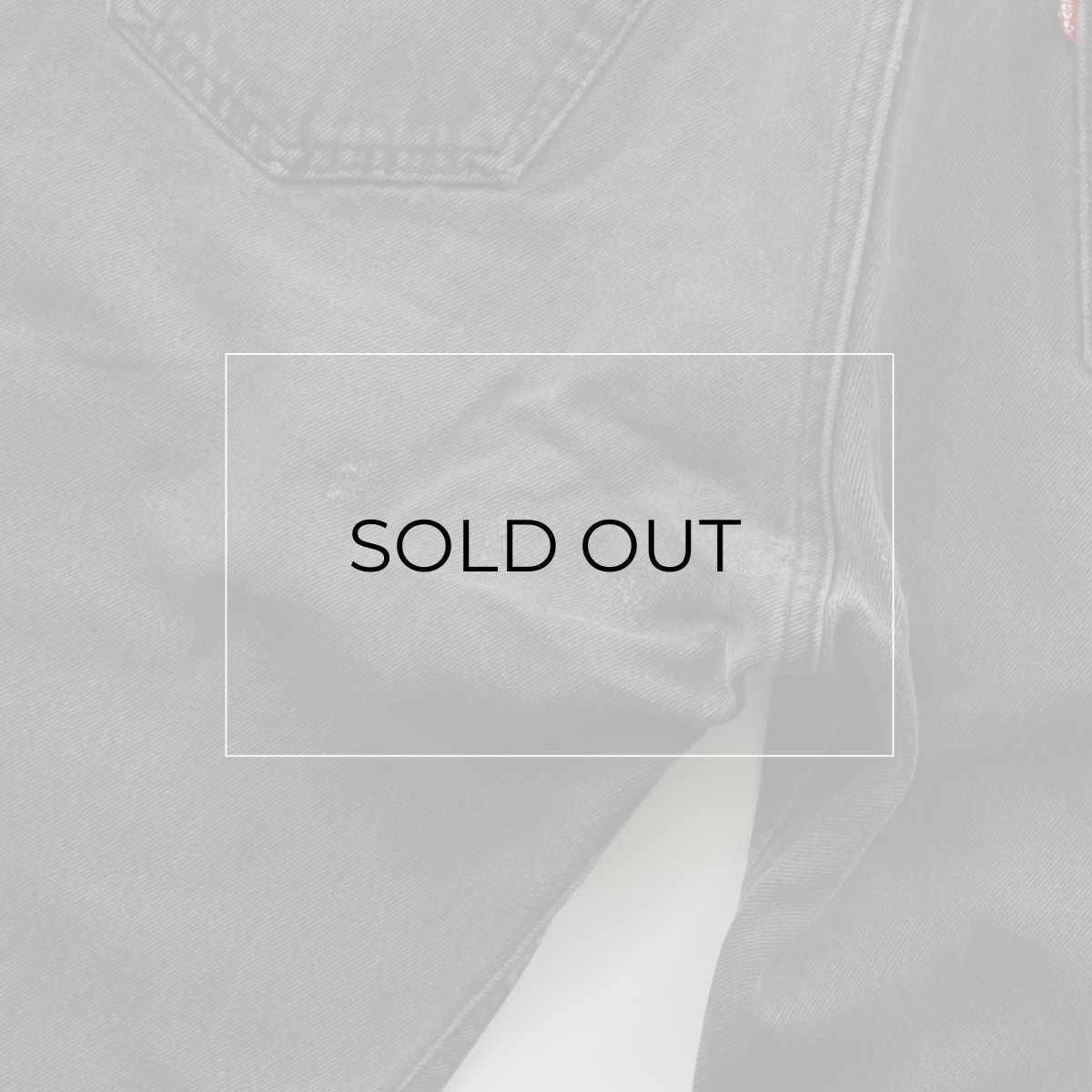 画像14: LEVI'S 501 BLACK DENIM PANTS "made in USA" "AS IS"【W36 x L30 程度】 (14)