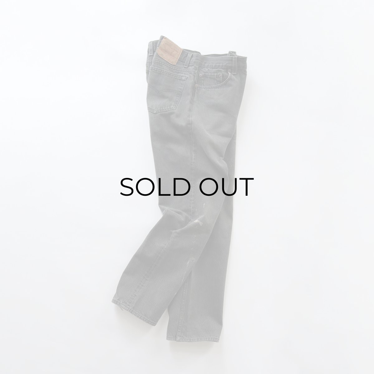 画像3: LEVI'S 501 BLACK DENIM PANTS "made in USA" "AS IS"【W36 x L30 程度】 (3)