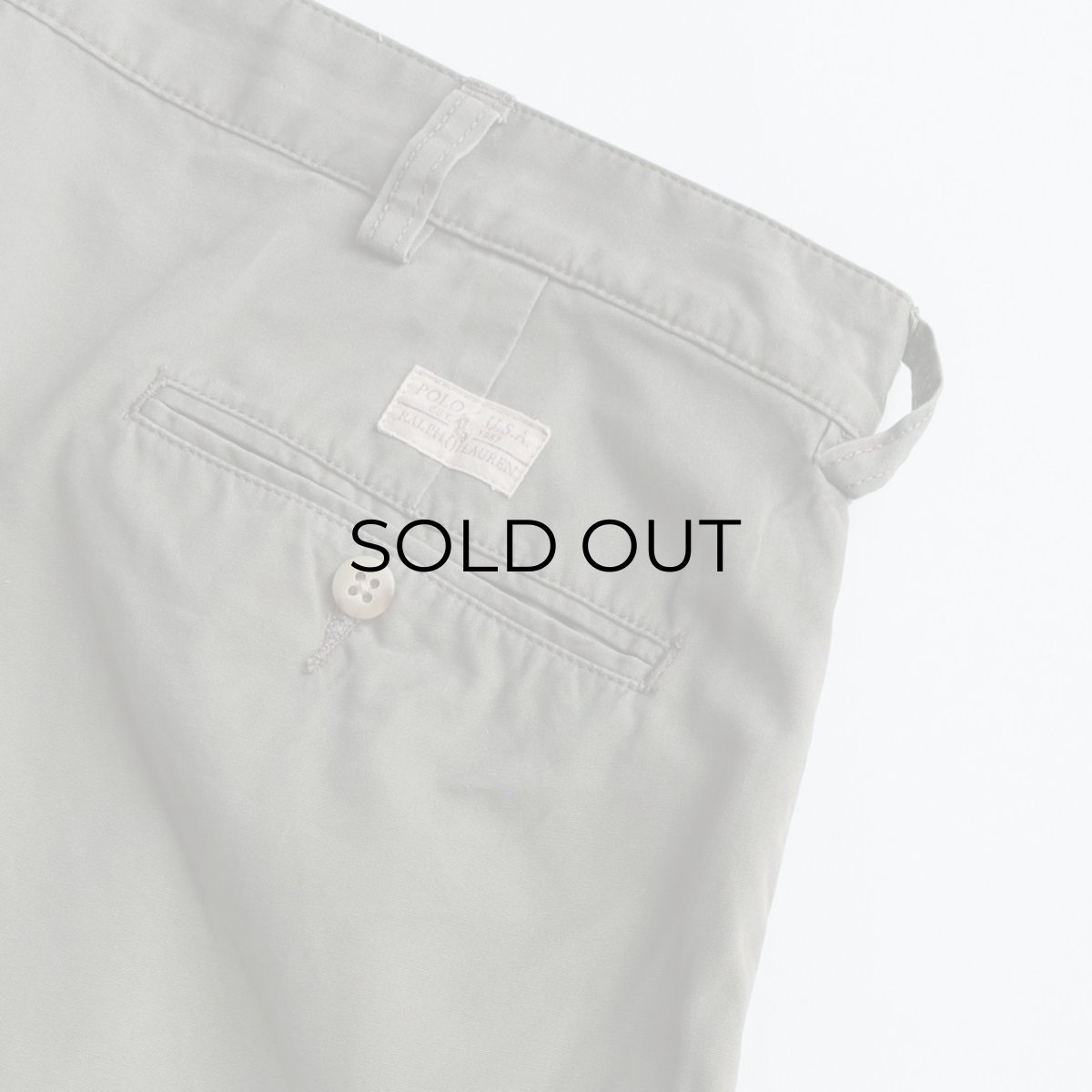 画像7: 〜00's Polo by Ralph Lauren COTTON POPLIN TUCK PANTS【W36 x L30 程度】 (7)