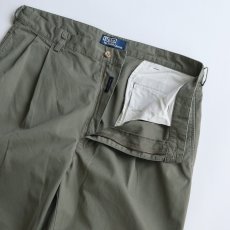 画像4: 〜00's Polo by Ralph Lauren COTTON POPLIN TUCK PANTS【W36 x L30 程度】 (4)
