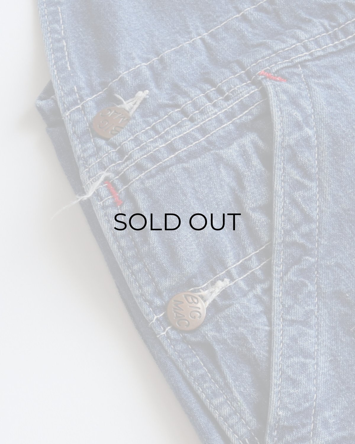 画像9: 〜70's BIG MAC COTTON DENIM OVERALL with PATCH (9)