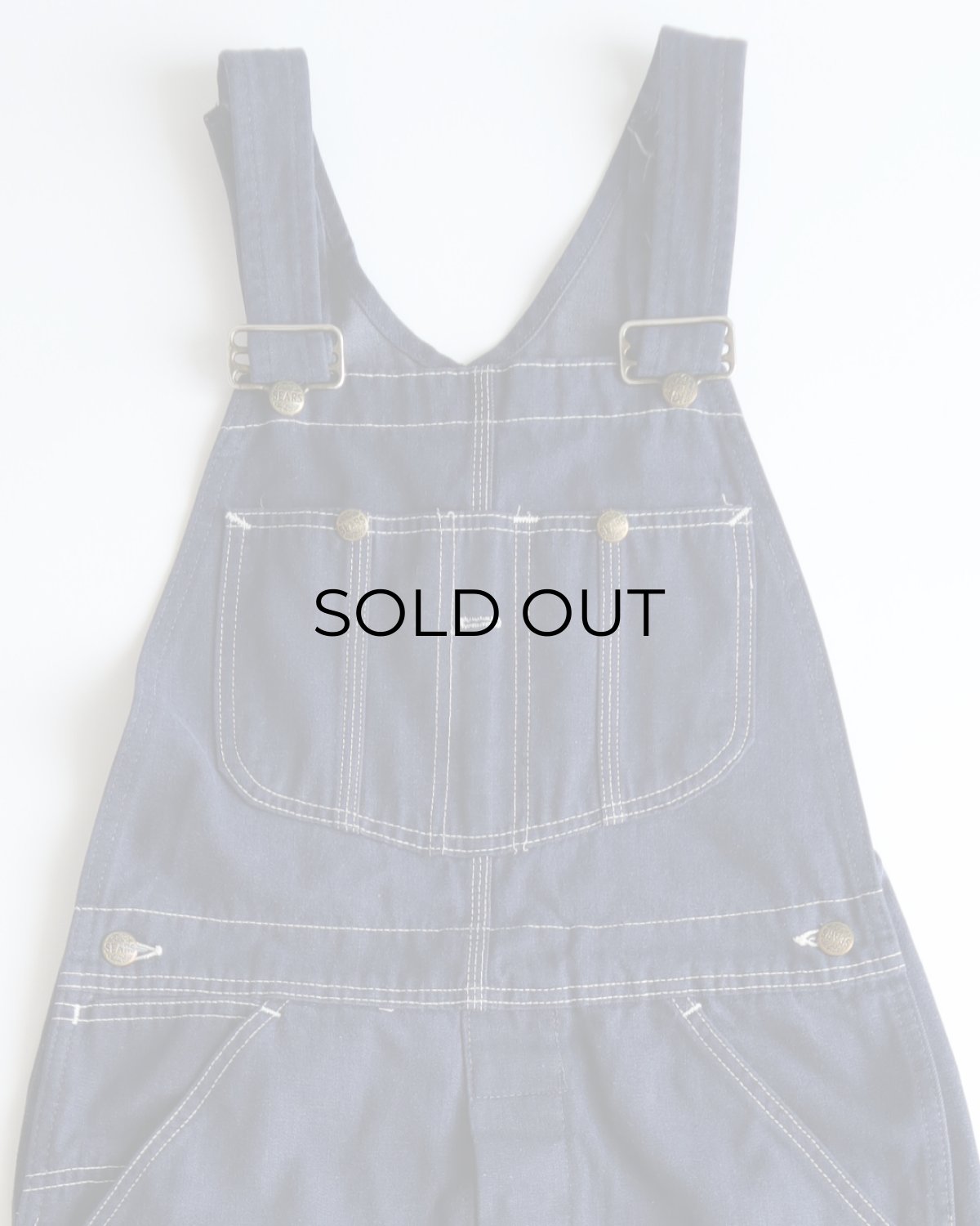 画像3: 〜80's SEARS Lt. Oz. DENIM OVERALL (3)