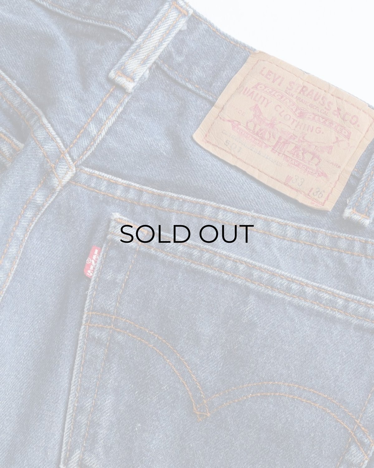 画像8: 80's LEVI'S 501 DENIM PANTS "made in USA" 【W32 x L33 程度】 (8)