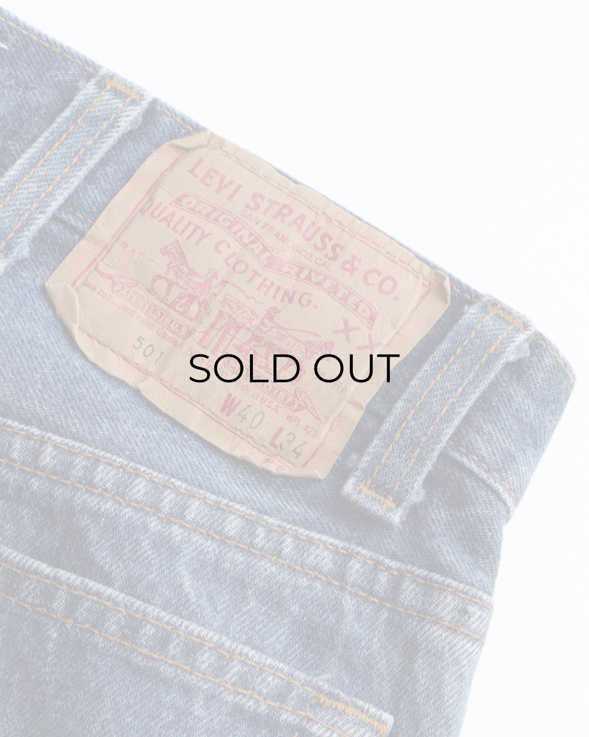 画像8: LEVI'S 501 DENIM PANTS "made in USA" 【W39 x L31 程度】 (8)