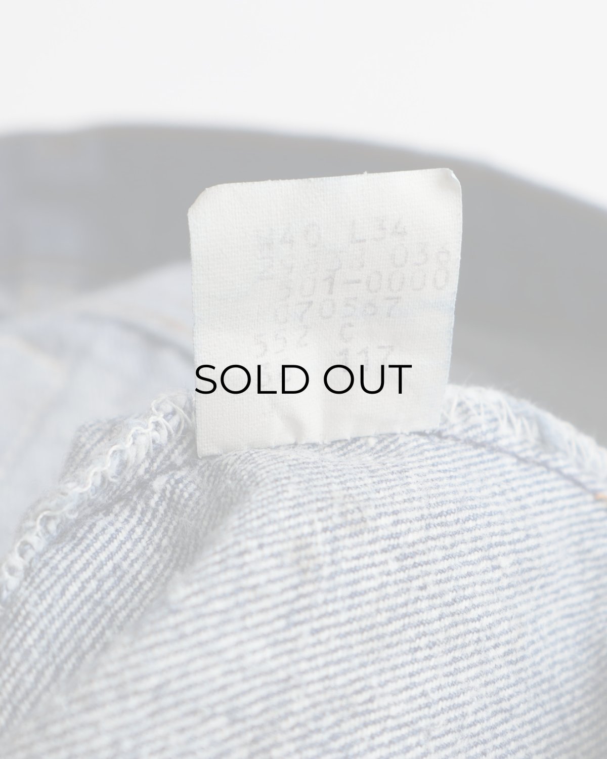 画像10: LEVI'S 501 DENIM PANTS "made in USA" 【W39 x L31 程度】 (10)