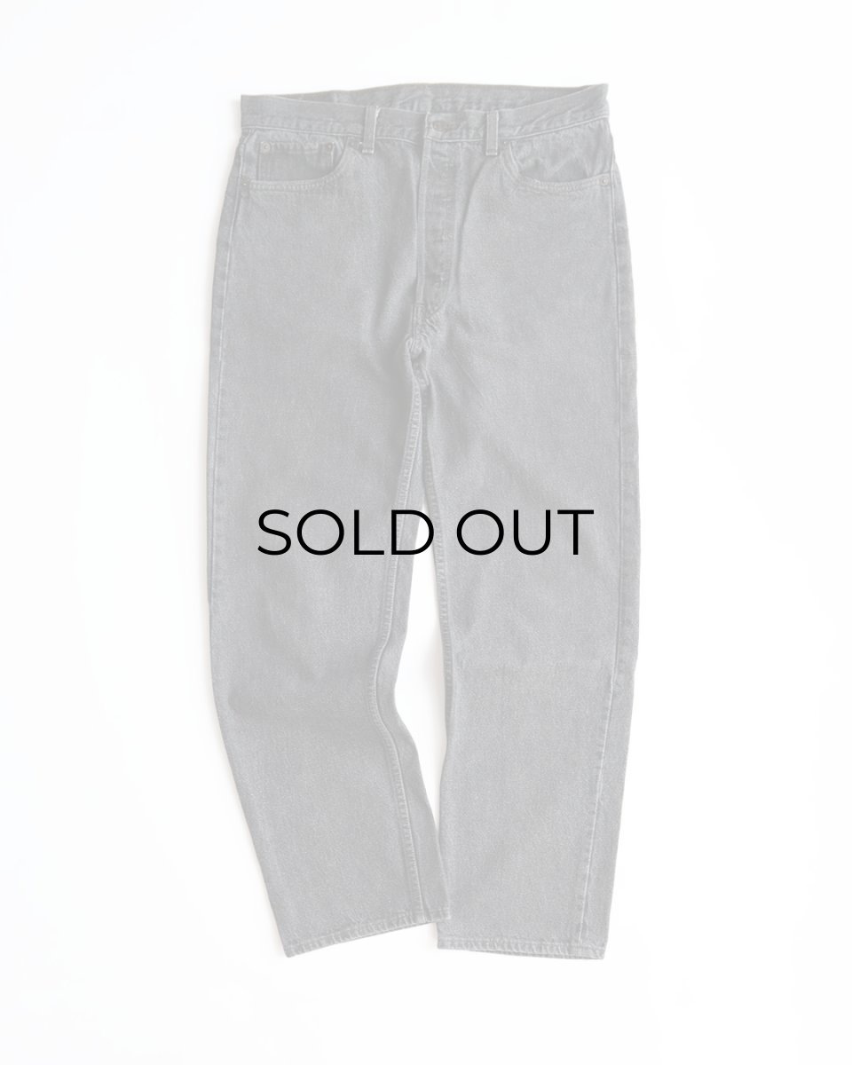 画像2: LEVI'S 501 BLACK DENIM PANTS "made in USA" 【W35 x L30 程度】 (2)