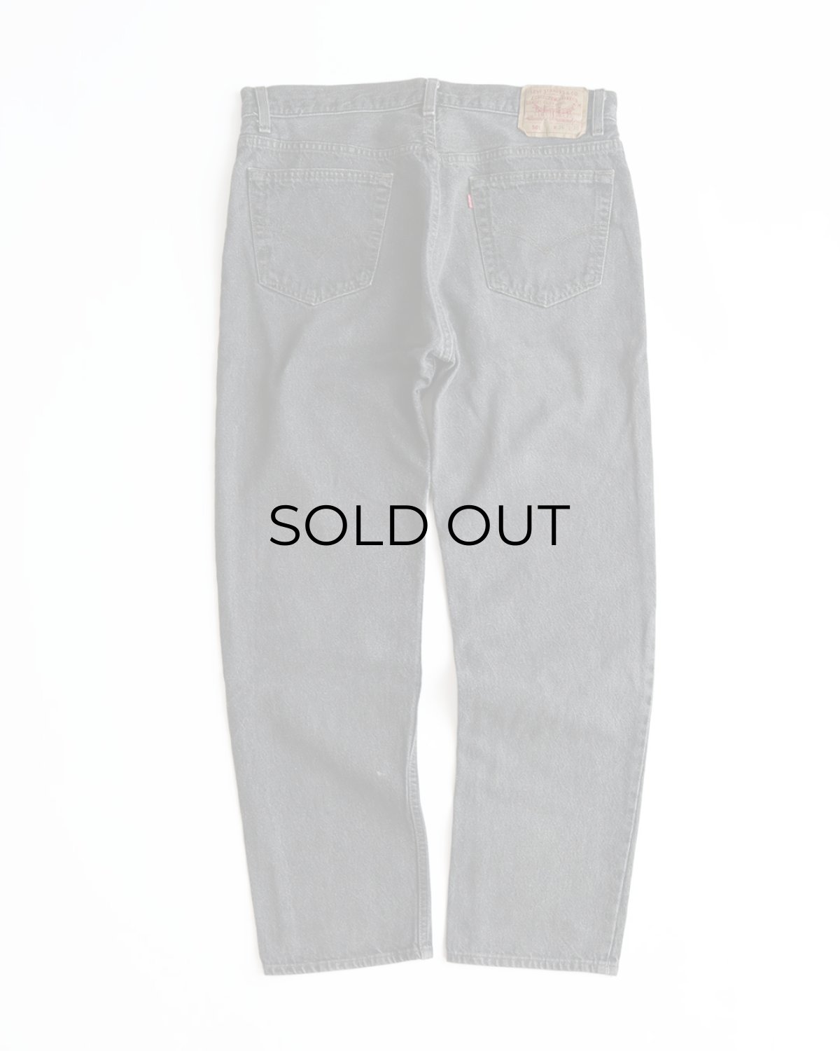 画像3: LEVI'S 501 BLACK DENIM PANTS "made in USA" 【W35 x L30 程度】 (3)