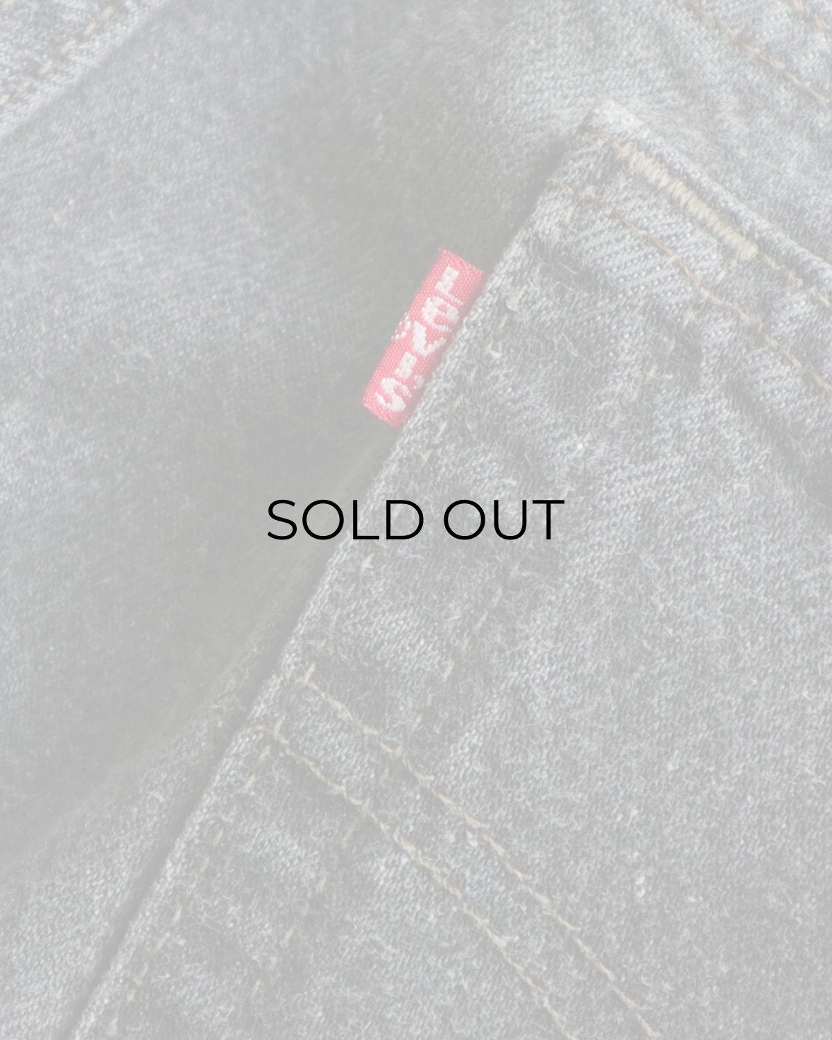 画像8: LEVI'S 501 BLACK DENIM PANTS "made in USA" 【W35 x L30 程度】 (8)