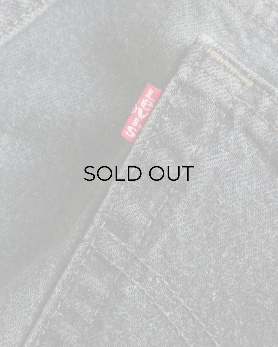 画像8: LEVI'S 501 BLACK DENIM PANTS "made in USA" 【W35 x L30 程度】 (8)