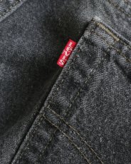 画像8: LEVI'S 501 BLACK DENIM PANTS "made in USA" 【W35 x L30 程度】 (8)