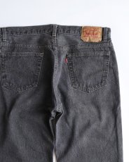 画像6: LEVI'S 501 BLACK DENIM PANTS "made in USA" 【W35 x L30 程度】 (6)