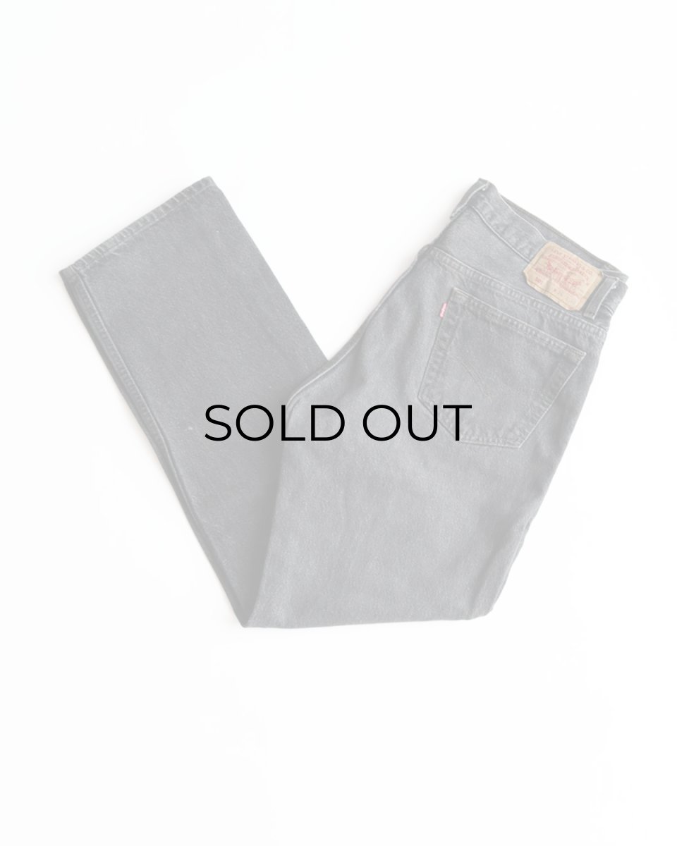 画像1: LEVI'S 501 BLACK DENIM PANTS "made in USA" 【W35 x L30 程度】 (1)
