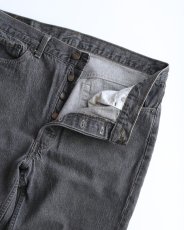 画像4: LEVI'S 501 BLACK DENIM PANTS "made in USA" 【W35 x L30 程度】 (4)