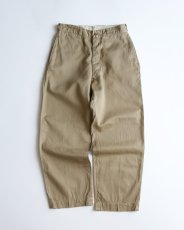 画像1: 50's US MILITARY COTTON TWILL KHAKI TROUSERS【W31 x L29 程度】 (1)
