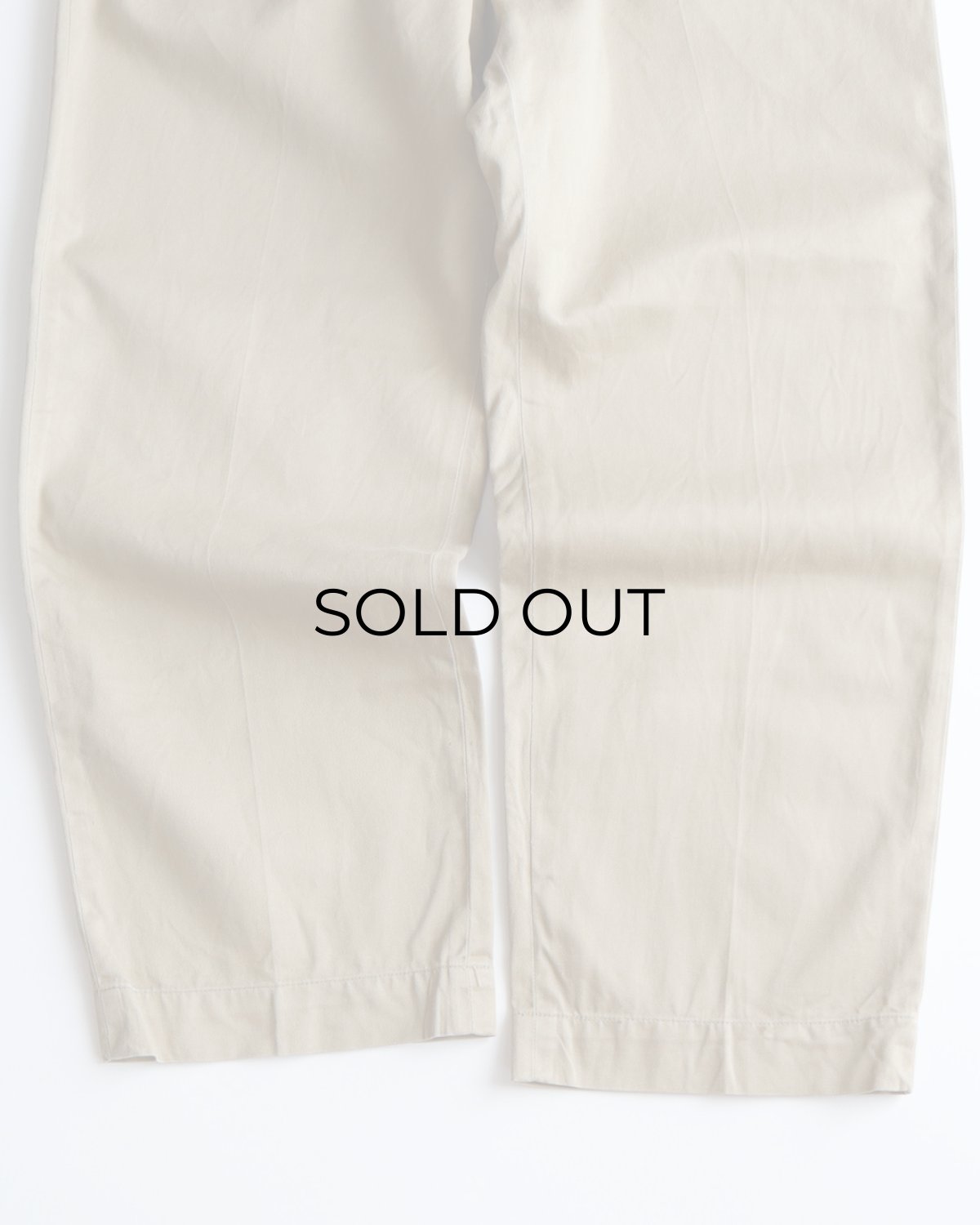 画像4: 50's US MILITARY COTTON TWILL KHAKI TROUSERS【W31 x L29 程度】 (4)