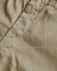 画像11: 50's US MILITARY COTTON TWILL KHAKI TROUSERS【W31 x L29 程度】 (11)