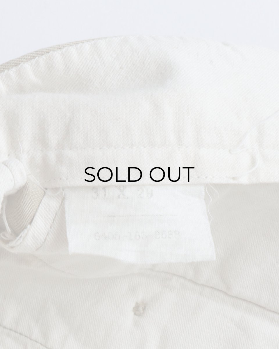 画像8: 50's US MILITARY COTTON TWILL KHAKI TROUSERS【W31 x L29 程度】 (8)