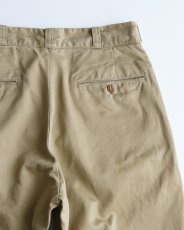 画像5: 50's US MILITARY COTTON TWILL KHAKI TROUSERS【W31 x L29 程度】 (5)