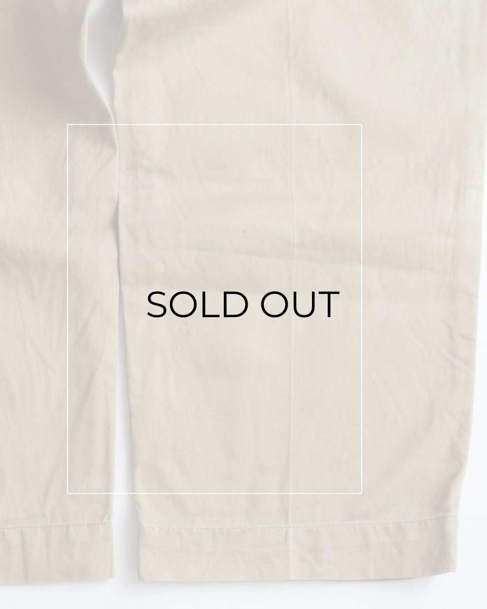 画像12: 50's US MILITARY COTTON TWILL KHAKI TROUSERS【W31 x L29 程度】 (12)