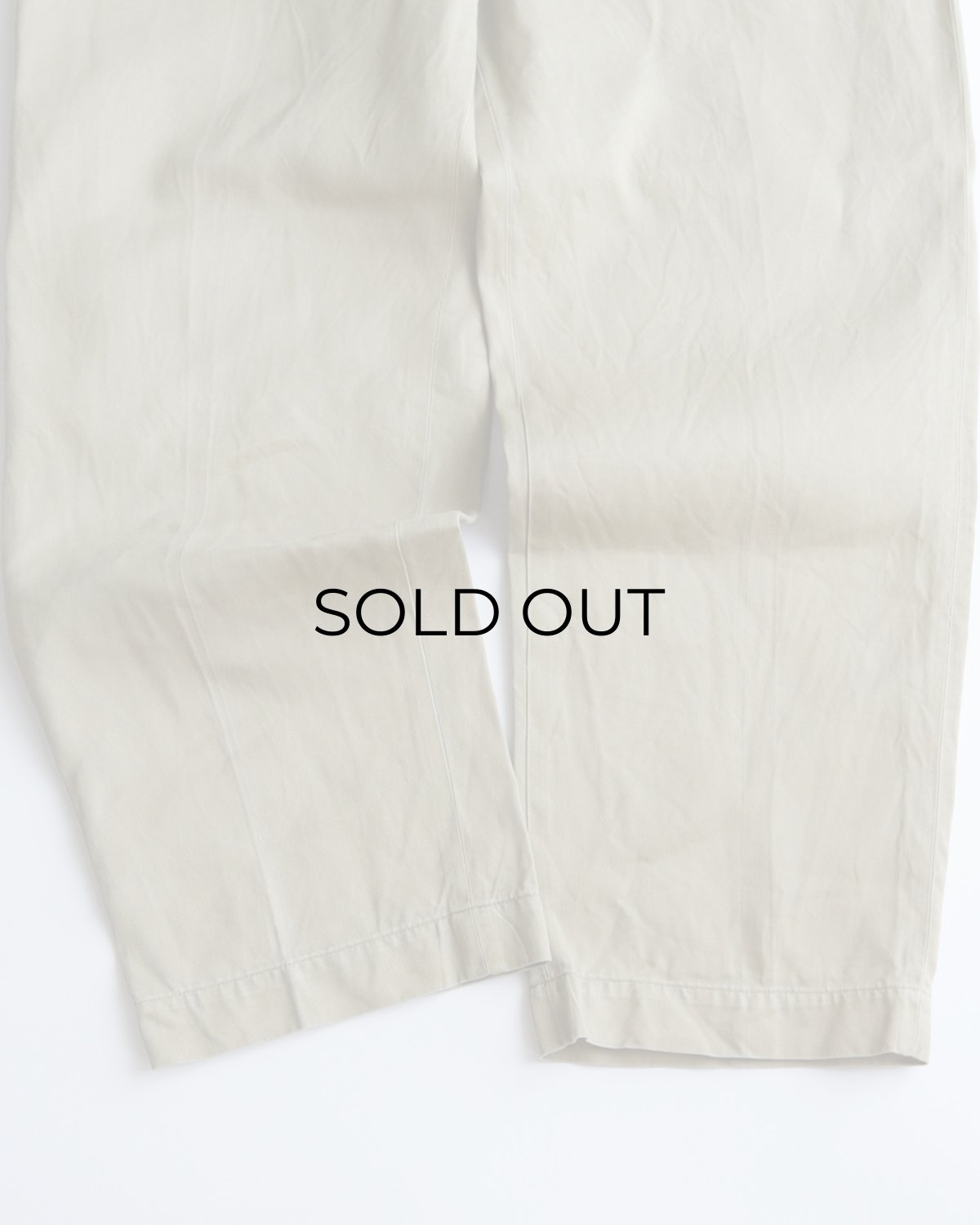 画像5: 60's US MILITARY COTTON TWILL KHAKI TROUSERS【W35 x L32 程度】 (5)