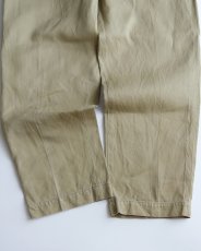 画像5: 60's US MILITARY COTTON TWILL KHAKI TROUSERS【W35 x L32 程度】 (5)