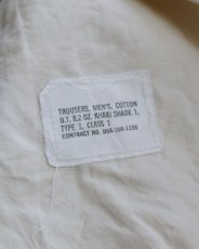 画像9: 60's US MILITARY COTTON TWILL KHAKI TROUSERS【W35 x L32 程度】 (9)