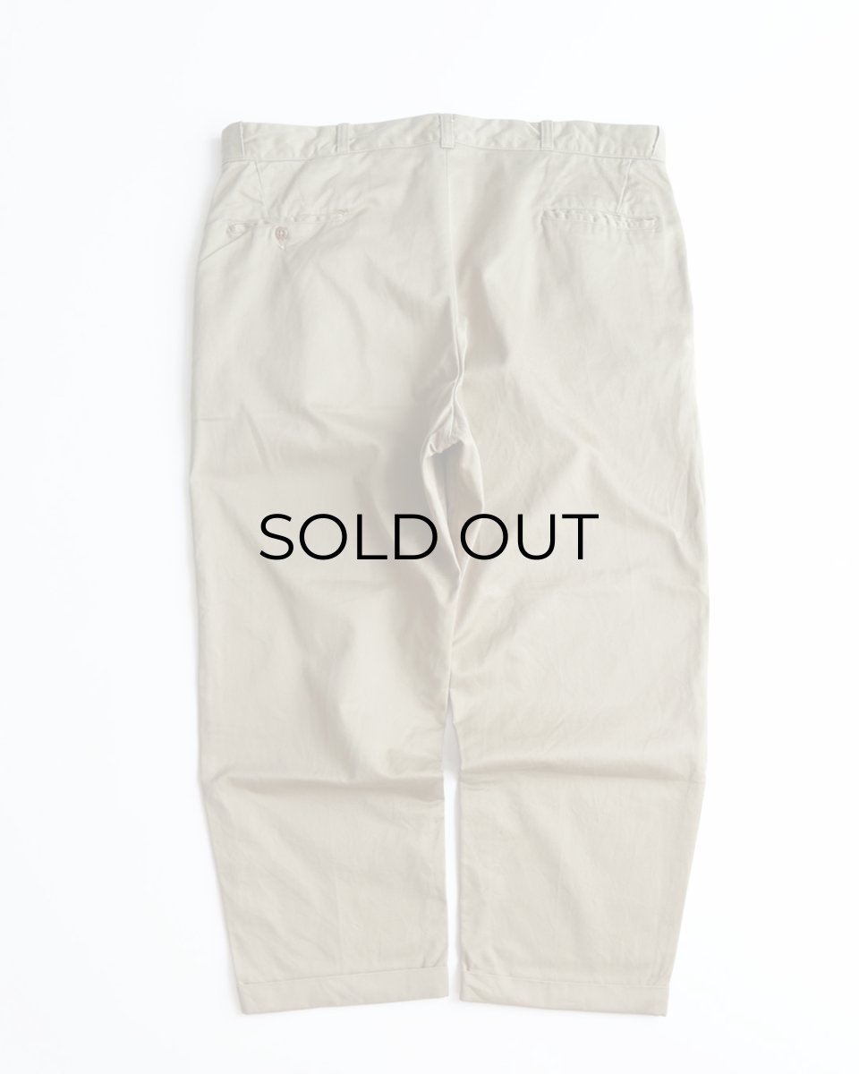 画像2: 〜60's Klondike COTTON TWILL WORK PANTS【W41 x L28 程度】 (2)