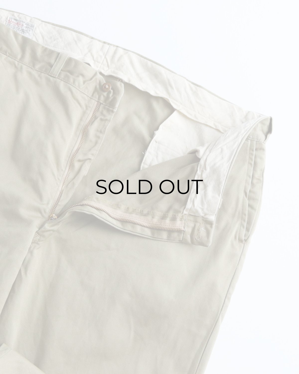 画像3: 〜60's Klondike COTTON TWILL WORK PANTS【W41 x L28 程度】 (3)