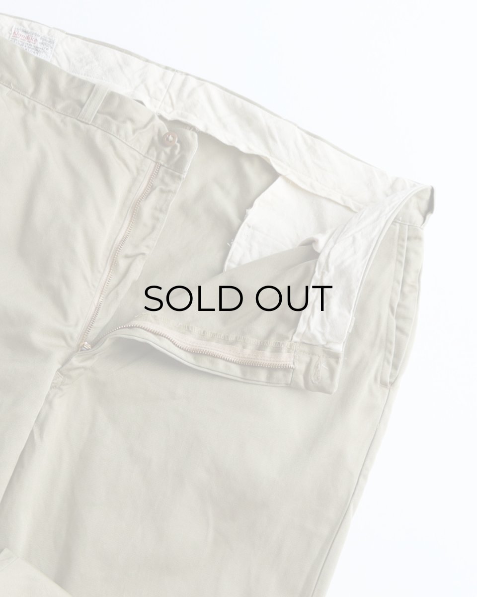 画像3: 〜60's Klondike COTTON TWILL WORK PANTS【W41 x L28 程度】 (3)