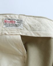 画像8: 〜60's Klondike COTTON TWILL WORK PANTS【W41 x L28 程度】 (8)