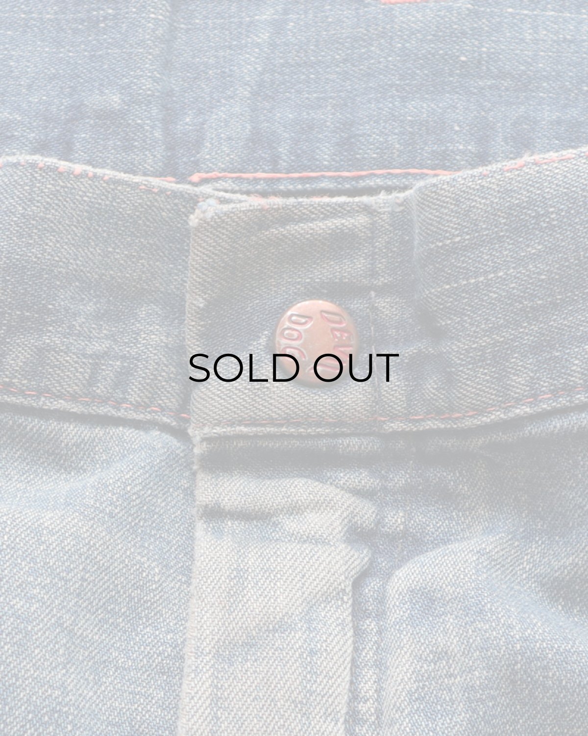 画像8: 50's-60's DEVIL DOG COTTON DENIM PAINTER PANTS 【W38 x L30 程度】 (8)