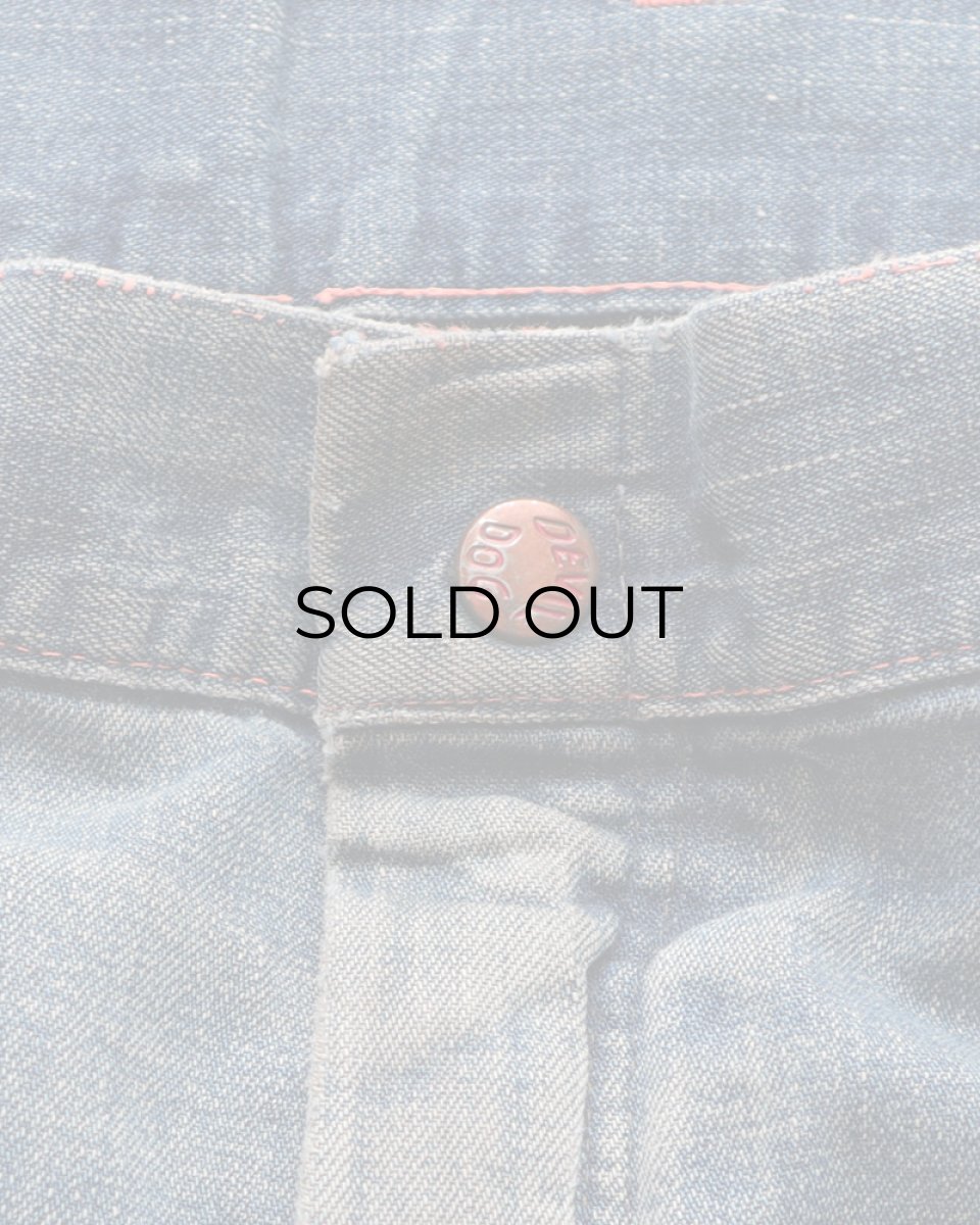 画像8: 50's-60's DEVIL DOG COTTON DENIM PAINTER PANTS　【W38 x L30 程度】 (8)