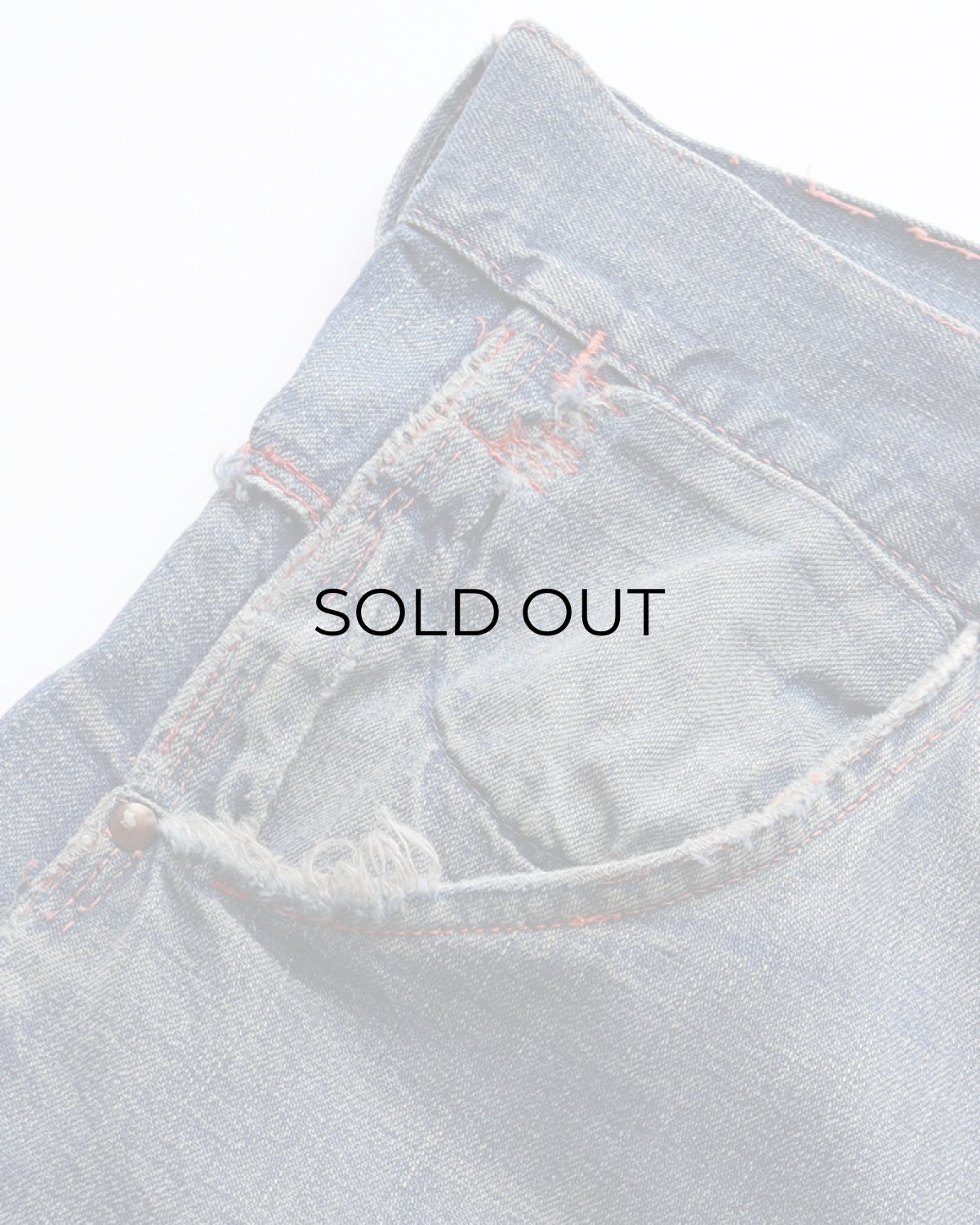 画像10: 50's-60's DEVIL DOG COTTON DENIM PAINTER PANTS 【W38 x L30 程度】 (10)