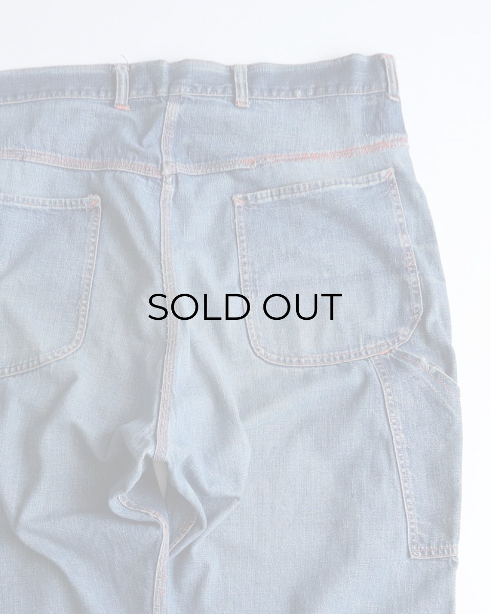 画像7: 50's-60's DEVIL DOG COTTON DENIM PAINTER PANTS　【W38 x L30 程度】 (7)