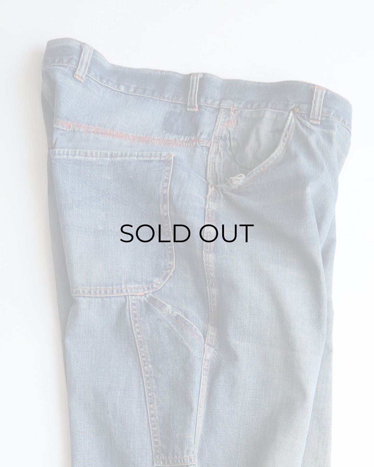 画像6: 50's-60's DEVIL DOG COTTON DENIM PAINTER PANTS 【W38 x L30 程度】 (6)