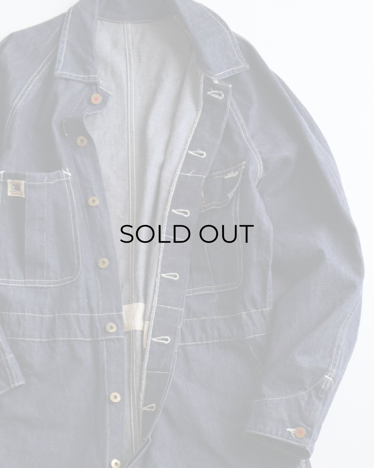 画像8: 50's The Great Western Garment COTTON DENIM WORK COVERALL "MINT CONDITION" (8)