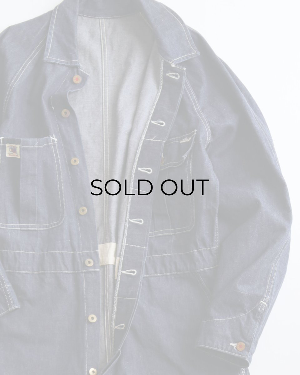 画像8: 50's The Great Western Garment COTTON DENIM WORK COVERALL "MINT CONDITION" (8)