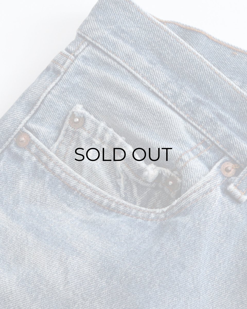 画像11: 80's LEVI'S 501 DENIM PANTS "INSEAM SINGLE" "BLACK BARTACK" "made in USA" 【W32 x L35.5 程度】 (11)