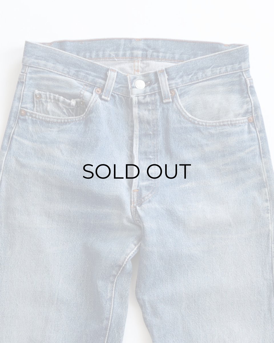 画像3: 80's LEVI'S 501 DENIM PANTS "INSEAM SINGLE" "BLACK BARTACK" "made in USA" 【W32 x L35.5 程度】 (3)
