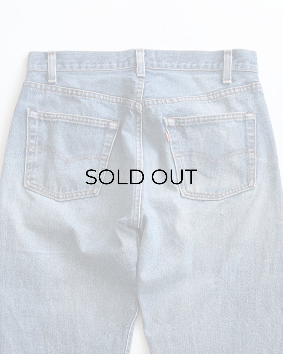 画像6: 80's LEVI'S 501 DENIM PANTS "INSEAM SINGLE" "BLACK BARTACK" "made in USA" 【W32 x L35.5 程度】 (6)