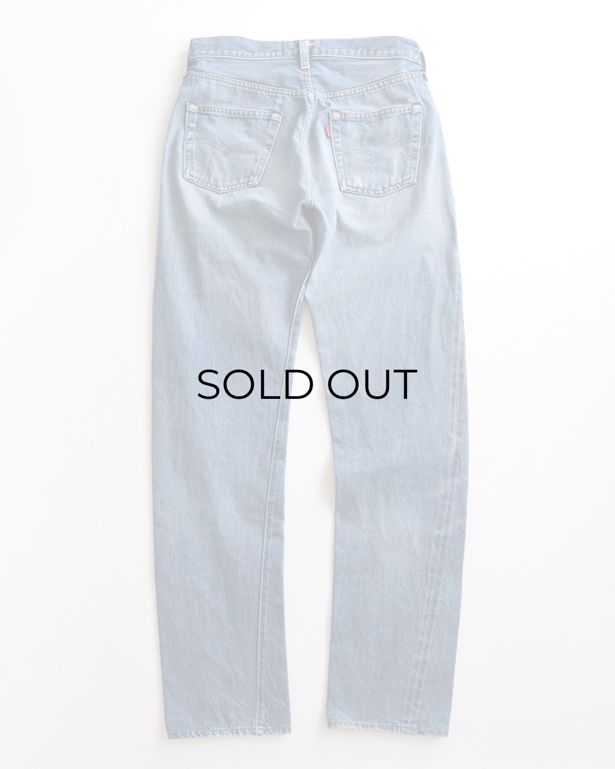画像2: 80's LEVI'S 501 DENIM PANTS "RED LINE" "made in USA" 【W32 x L35 程度】 (2)