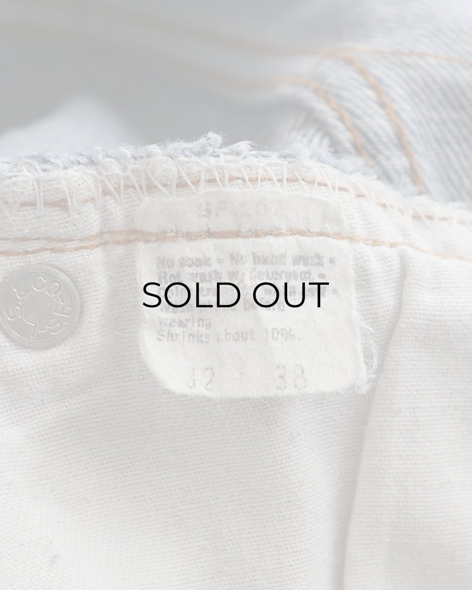 画像9: 80's LEVI'S 501 DENIM PANTS "RED LINE" "made in USA" 【W32 x L35 程度】 (9)