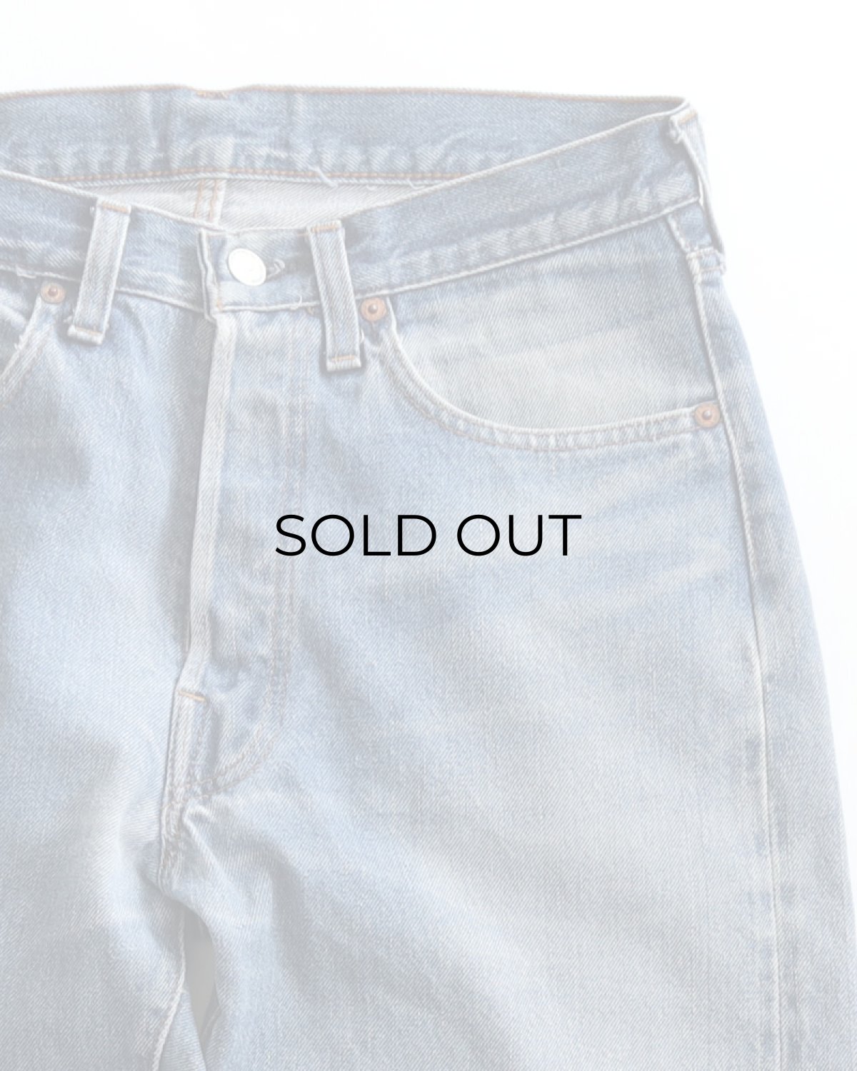 画像3: 80's LEVI'S 501 DENIM PANTS "RED LINE" "made in USA" 【W32 x L35 程度】 (3)