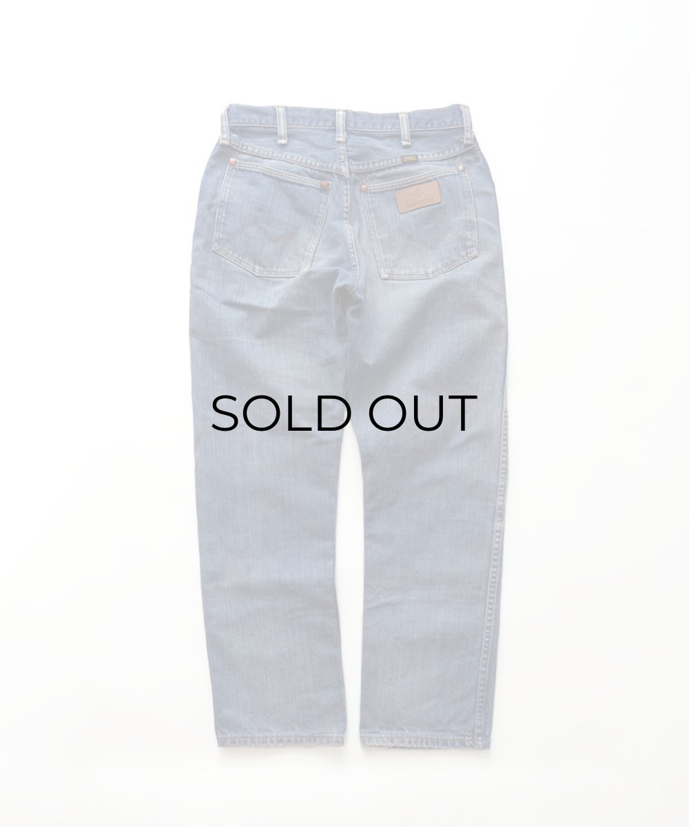 画像2: 70's MAVERICK COTTON BROKEN DENIM 5-POCKET PANTS 【SIZE : W30 x L28.5 程度】 (2)