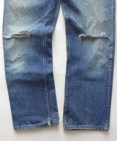画像5: 70's MAVERICK COTTON BROKEN DENIM 5-POCKET PANTS 【SIZE : W30 x L28.5 程度】 (5)