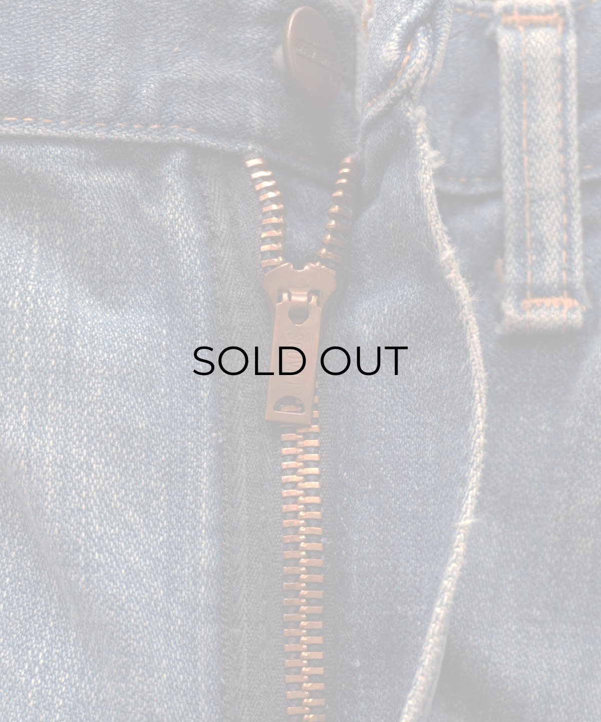 画像9: 70's MAVERICK COTTON BROKEN DENIM 5-POCKET PANTS 【SIZE : W30 x L28.5 程度】 (9)