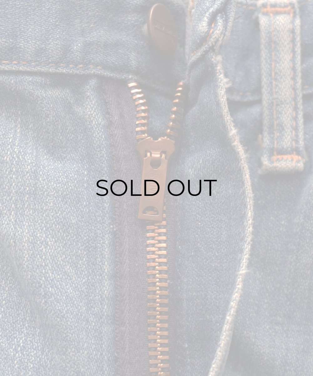 画像9: 70's MAVERICK COTTON BROKEN DENIM 5-POCKET PANTS 【SIZE : W30 x L28.5 程度】 (9)